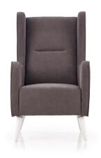 Кресло HALMAR CHESTER темно-серый (ножки натуральные)