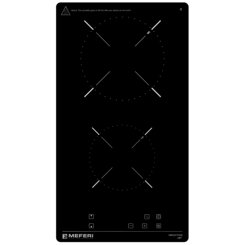 Варочная панель индукционная MEFERI MIH302BK LIGHT