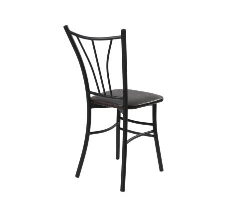 Стул ВВР Трилогия Шоколад Крокодил/черный, экокожа