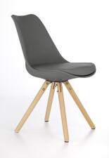 Стул HALMAR K201 серый/натуральный