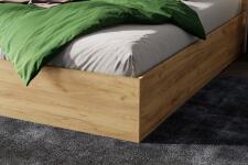 Кровать NN Мебель (МС Дольче К) Дуб Золотой/Белый, 160/200