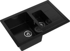 Кухонная мойка GRANFEST QUADRO Q-775KL черный
