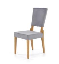 Стул HALMAR SORBUS серый/дуб медовый