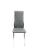 Стул ВВР Прага серый/хром, экокожа