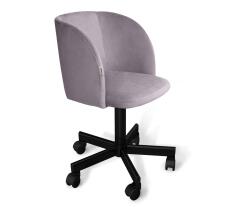 Кресло компьютерное Sheffilton SHT-ST33/S120M артикул СТ-473 сиреневая орхидея/черный муар