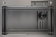 Кухонная мойка из нержавеющей стали GRANFEST METAL 7545 PVD графит