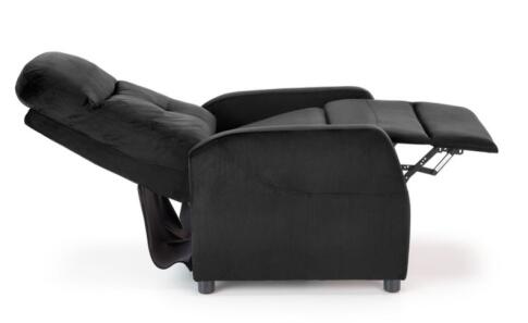 Кресло HALMAR FELIPE 2 раскладное, черный/венге