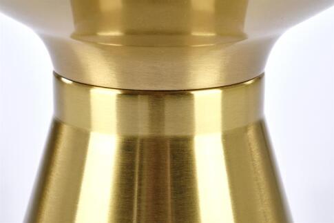 Стол журнальный HALMAR TRIBECA черный мрамор/золотой