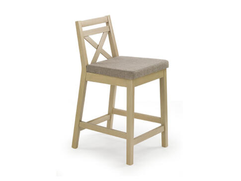 Стул барный HALMAR BORYS LOW дуб сонома/ INARI 23