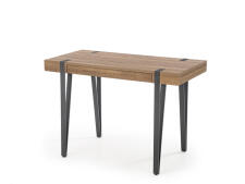 Стол компьютерный HALMAR B39 орех медовый/черный