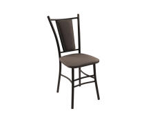 Стул ВВР Марсель бурый/черный, рогожка
