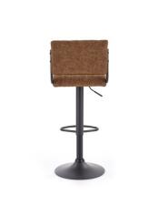 Стул барный HALMAR H88 коричневый/черный