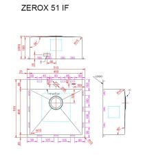 Мойка ZORG ZEROX 51 IF PVD GOLD