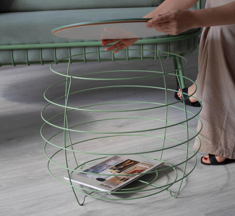 Стол журнальный Sheffilton SHT-CT77 бразо/мятный