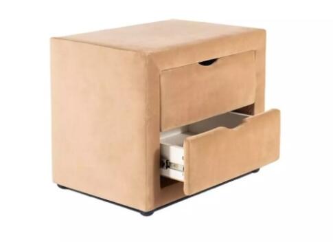 Тумба прикроватная SIGNAL ET-002 Velvet Bluvel 28 бежевый