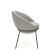 Стул HALMAR K482 серый/черный