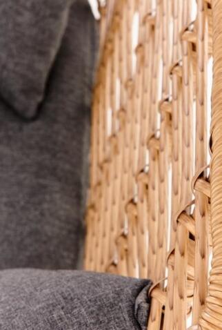 Софа HALMAR IKARO XL натуральный/черный