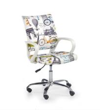 Кресло компьютерное HALMAR IBIS PARIS разноцветный/хром