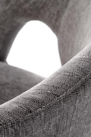 Стул HALMAR K550 серый/черный