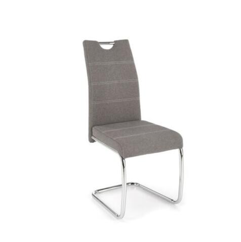 Стул HALMAR K349 серый/хром