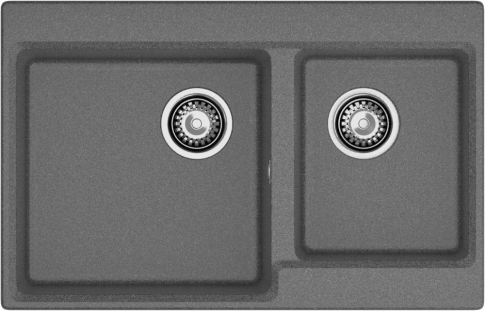 Кухонная мойка GRANFEST LEVEL LV-780K графит