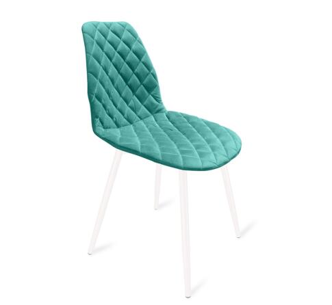 Стул Sheffilton SHT-ST29-С12/S95-1 голубая лагуна/белый муар Стул Sheffilton SHT-ST29-С12/S95-1 голубая лагуна/белый муар