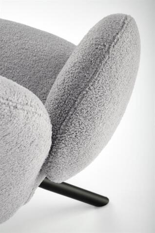 Стул HALMAR K498 серый/черный, поворотный