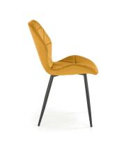 Стул HALMAR K453 горчичный/черный