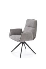 Стул HALMAR K574 серый/черный, поворотный