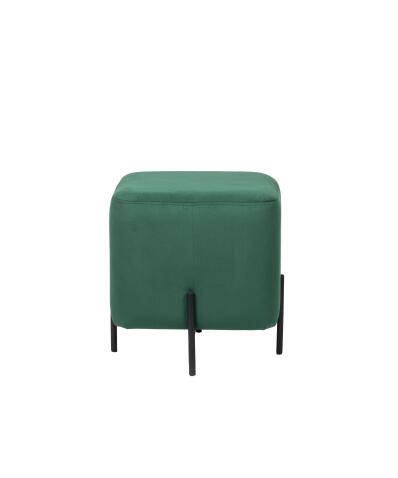 Пуфик ВВР Агат изумруд/черный, велюр