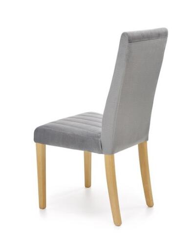 Стул HALMAR DIEGO 3 Monolith 85 серый/дуб медовый