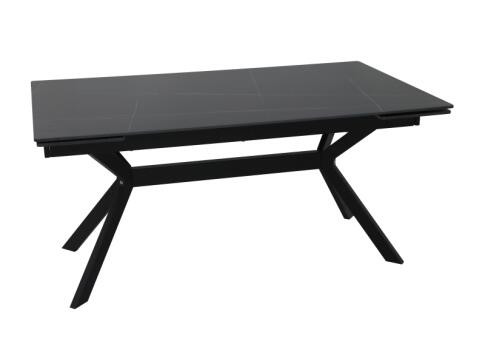 Стол обеденный SIGNAL IMPERIA черный/черный 160-220/90