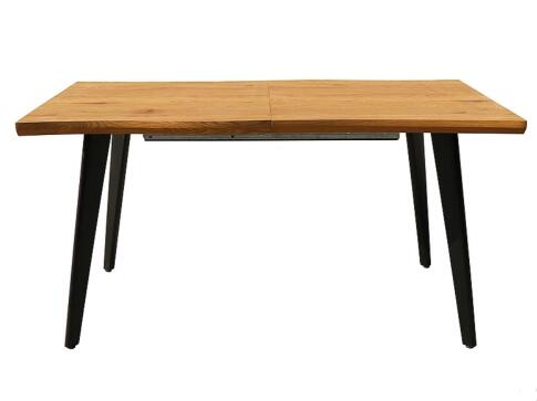 Стол обеденный SIGNAL FRESNO дуб/черный 120-180/80