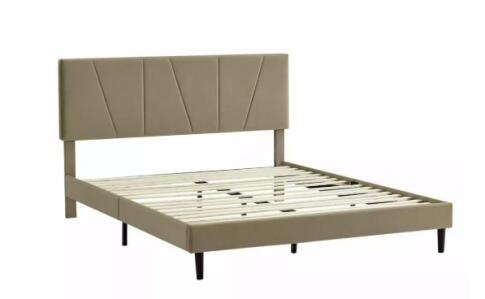 Кровать SIGNAL SAVANA Velvet Bluvel 28 бежевый, 120/200