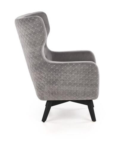 Кресло HALMAR MARVEL серый/черный