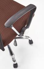 Кресло компьютерное HALMAR VIRE коричневый/хром