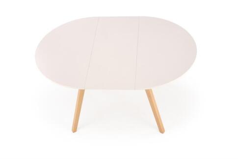 Стол обеденный HALMAR RUBEN кашемир/натуральный 102-142/102