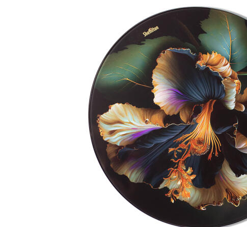 Стол журнальный Sheffilton SHT-CT27 ночной цветок/черный муар