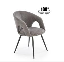 Стул HALMAR K550 серый/черный