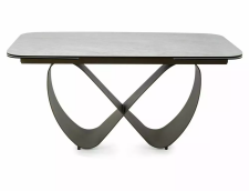 Стол обеденный SIGNAL INFINITY Ceramic бежевый Taj Mahal/медный 160-240/95