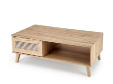 Стол журнальный HALMAR BORNEO LAW-1 дуб артизан/черный