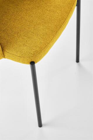 Стул HALMAR K373 горчичный/черный