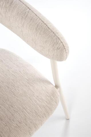 Стул HALMAR K557 бежевый/белый