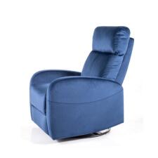 Кресло SIGNAL OLIMP Velvet Bluvel 86 раскладное, синий