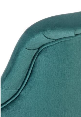 Стул HALMAR TOLEDO 2 Monolith 37 зеленый/дуб медовый