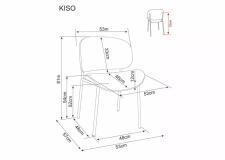 Стул SIGNAL KISO Noelle 30 бежевый/кашемир