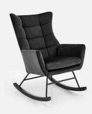 Кресло-качалка HALMAR BAZALTO черный Кресло-качалка HALMAR BAZALTO черный
