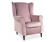 Кресло SIGNAL BARON Velvet Bluvel 52 античный розовый/венге
