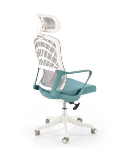 Кресло компьютерное HALMAR VESUVIO 2 бирюзовый/серый/белый