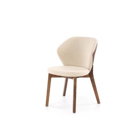 Стул HALMAR K583 бежевый/коричневый/орех